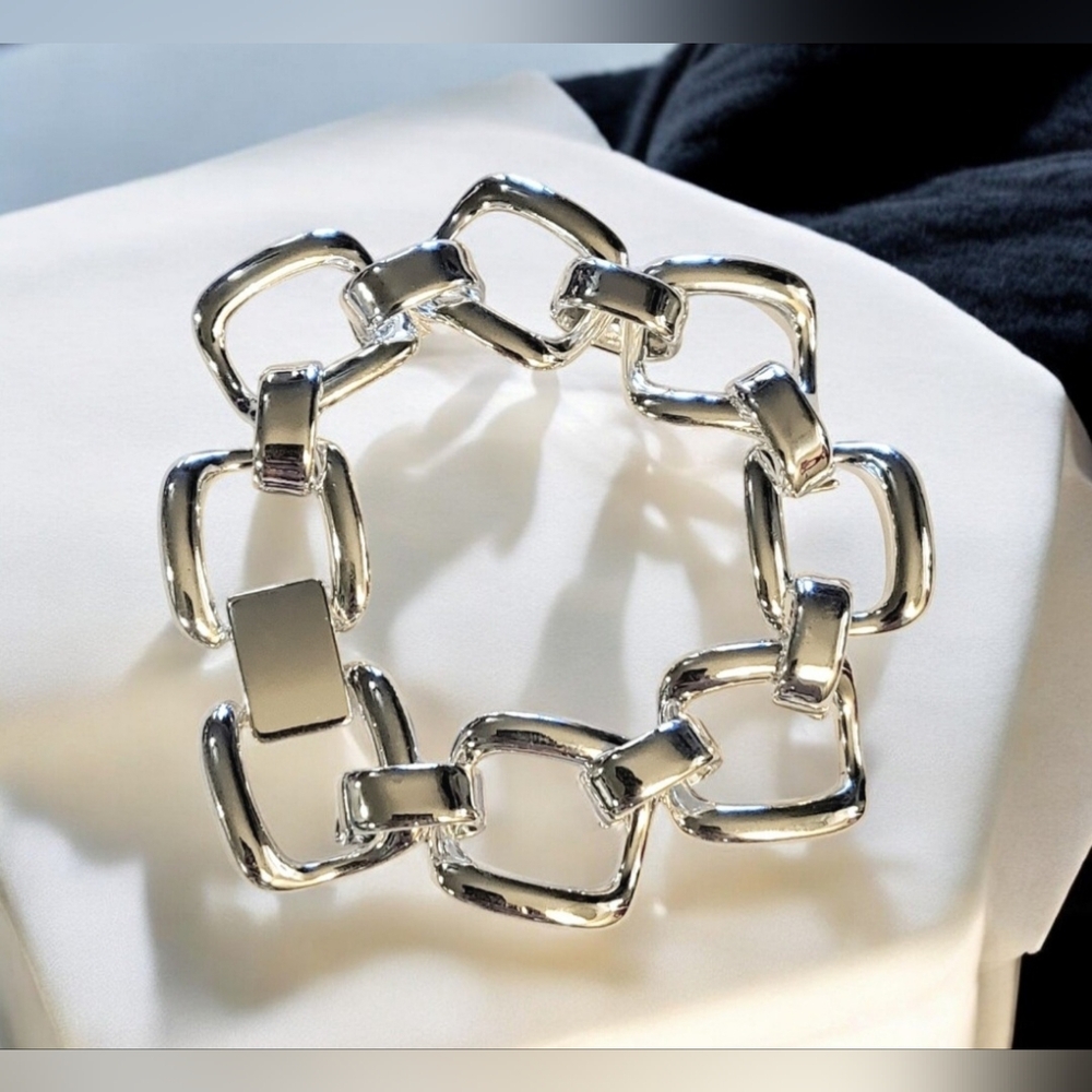 Womens Jewelry Sterling silver Chain Bracelet